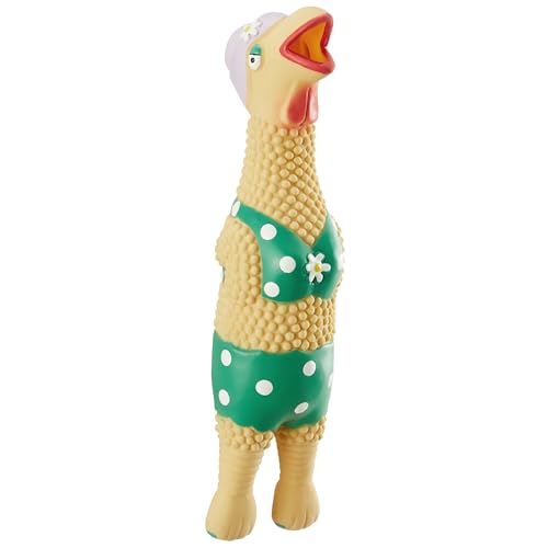 Outward Hound Squawkers Squeaky Latex Dog Toy, Grandma Hippie, 11.3" - color: Grandma Hippie Chick, size: Large