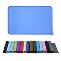 Reopet Silicone Pet Feeding Mat - Waterproof & Non-Slip Dog Cat Placemat - color: Blue, size: 24" x 16"