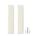 2Pcs M10 Cat Tree Replacement Post - 10mm Bolt Sisal Cat Scratching Post Replacement Pole DIY M10 Bolt Sturdy PVC Tubes Screws Included (3.35 * 15.75") - size: 3.35*15.75"