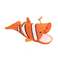 SENCONE Clownfish Cat Tunnel Toy Portable Hideout Nap Tube for Kittens - color: Red Clownfish
