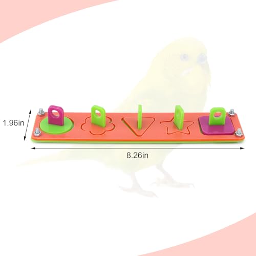 Hypeety Bird Intelligence Training Toys Parrot Learning Block Puzzles - color: Puzzle Toy B