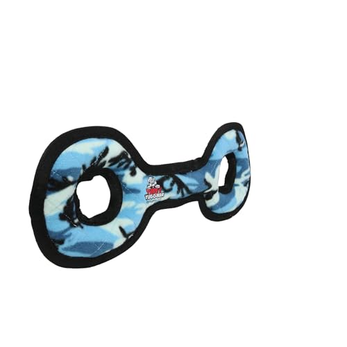 TUFFY® : TugOWar Dog Toy: Ultra Durable Plush Toy with Multiple Layers & Reinforced Seams, Washable and Floats, Original Construction - color: Blue Camo TugOWar