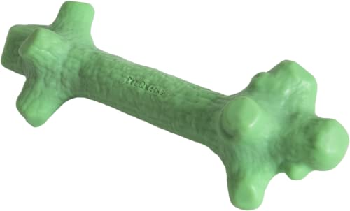 Pet Qwerks Nylon Stick BarkBone - Durable Dog Toys for Aggressive Chewers - Mint Flavor - 9" - size: Medium