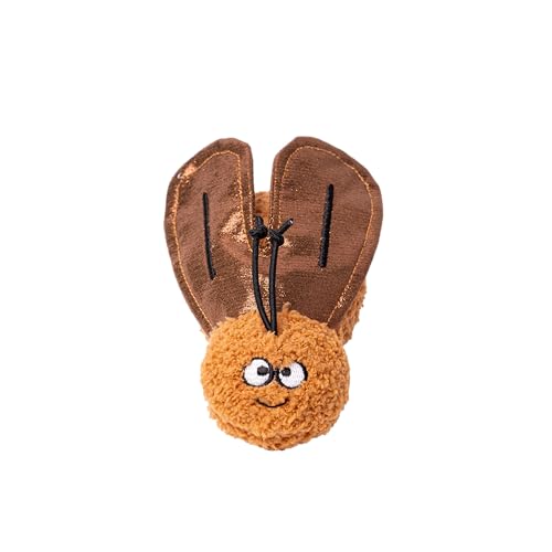 Interactive Catnip Cat Plush Toy, Insect Theme, 5'', for All Breed Size Cats (Cockroach) - color: Cockroach