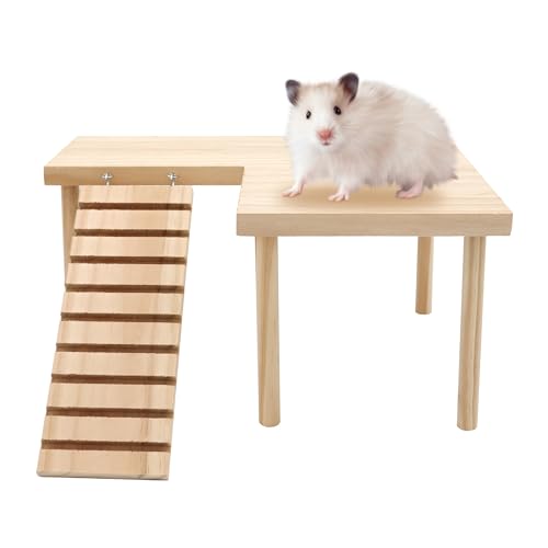 Hamster Wooden Platform with Legs, Large - color: Platform-Large