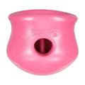 WEST PAW Zogoflex Toppl Interactive Treat Dispensing Puzzle Dog Toy for Mental Stimulation & Enrichment-Holds Kibble & Treats-Lickable, Freezable & Dishwasher Safe-Made in USA-Small-Geranium - color: Geranium, size: Small