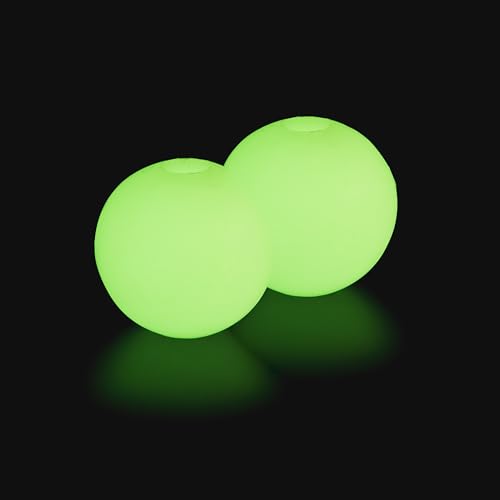 Harry Barker Glow-in-the-Dark Rubber Dog Fetch Balls, High-Bounce Interactive Toy with Safety Air Vent, 2.5 Inch, Launcher-Compatible - color: I) 2.5" 2-Pack (Glow)