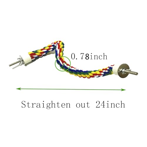 Bird Perch,Bird Rope Perch & Rope Perch 24‘’/41''