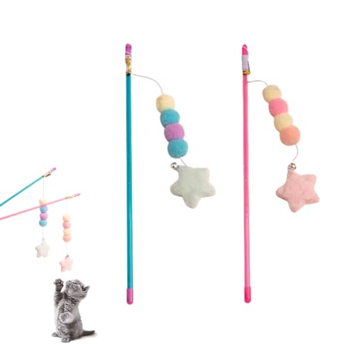 Cat Wand Toy Interactive, 2 PCS