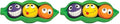 Multipet Three Peas in A Pod (Pack of 2) - size: 7.5 inch (Pack of 2)