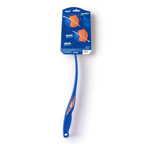 Chuckit! The Duo 22M Double Launcher Dog Toy 22", Two Medium Tennis Balls - style: The Duo