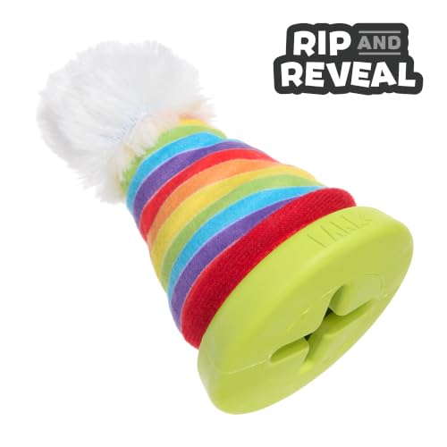 BarkBox Treat Yourself Party Hat Dog Toy - Toy for Small to Medium Dogs - color: Treat Yourself