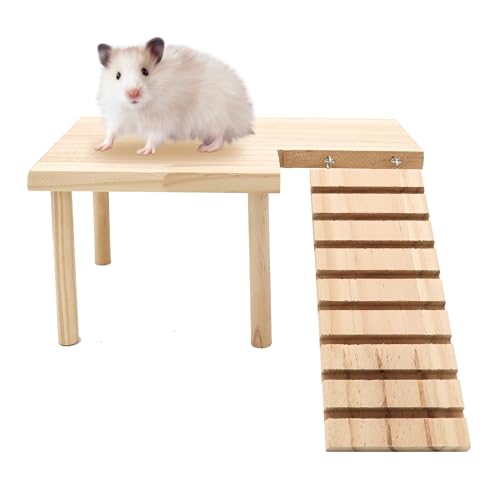 Hamster Wooden Platform with Legs, Small - color: Platform-Small