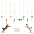 8 Pcs Hanging Cat Teaser Toys
