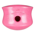 WEST PAW Zogoflex Toppl Interactive Treat Dispensing Puzzle Dog Toy for Mental Stimulation & Enrichment-Holds Kibble & Treats-Lickable, Freezable & Dishwasher Safe-Made in USA-XL-Geranium - color: Geranium, size: X-Large