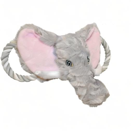 Jolly Pets Tug-A-Mal Elephant Squeaky Tug Dog Toy, Extra Large - color: Elephant, size: XL