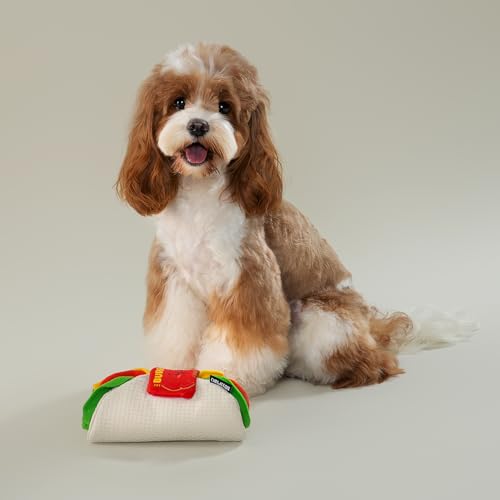 CHEWFFON Interactive Snuffle Dog Toy, Enrichment Treat Hiding Puzzle - style: Burrito