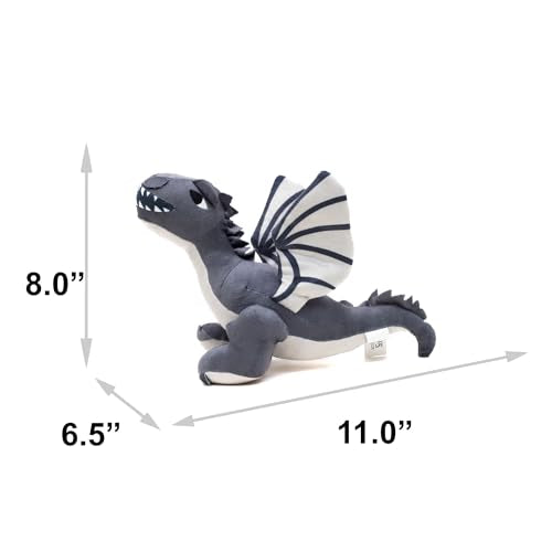 Buckle-Down The Lord of the Rings Squeaky Plush Dog Toy for Large, Medium & Small Dogs, Smaug Dragon Full Body Pose, 4.5" x 11" - color: Smaug Dragon