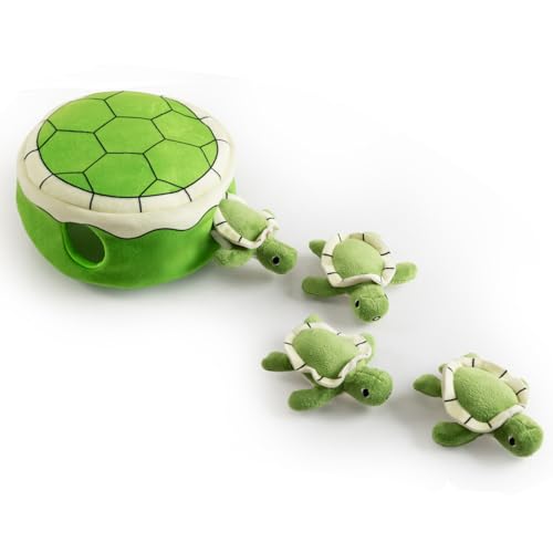 Hollypet Squeaky Hide and Seek Dog Toys for Small and Medium Dogs, Turtle - style: Turtle