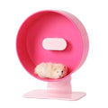 Super‑Silent Hamster Exercise Wheel – 10.2‑inch Quiet Running Spinner - color: Raspberry Pink, size: 10.2inch