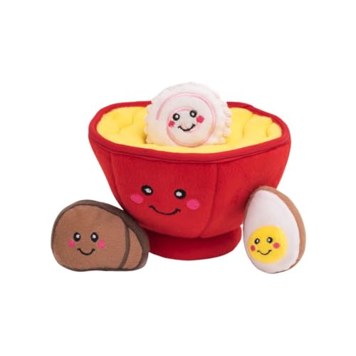 ZippyPaws Burrow Interactive Dog & Puppy Toys for Boredom - Ramen Bowl - style: Ramen Bowl