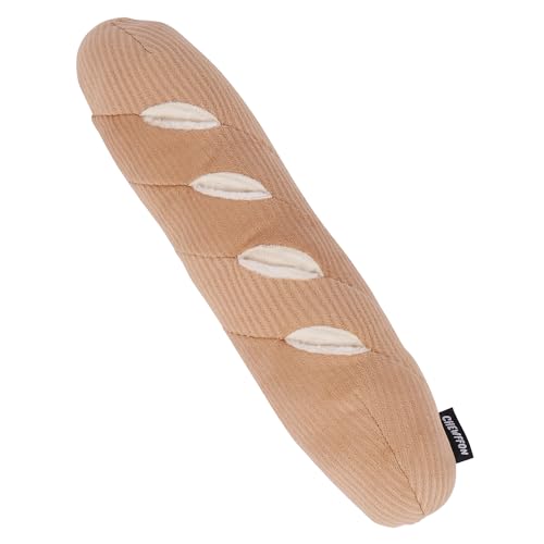 CHEWFFON Interactive Dog Snuffle Toy, Enrichment Squeaky Toy for Boredom - style: Baguette