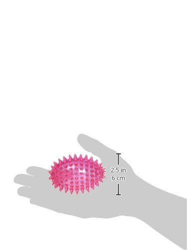 Gnawsome™ 3.5” Spiky Squeaker Football Dog Toy - Small, Cleans Teeth and Promotes Good Dental and Gum Health for Your Pet, Colors Will Vary (Pack of 2) - size: 3.5" (Pack of 2)