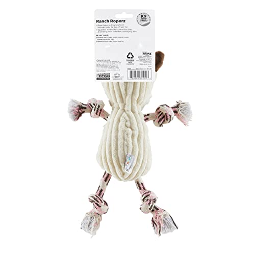 Outward Hound by Charming Pet Ranch Roperz Cow Plush Squeaky Dog Toy - color: Ranch Roperz Cow