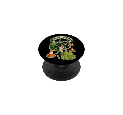 Tunnel Run Ready Dog Agility Cones PopSockets Adhesive PopGrip - style: Adhesive PopGrip