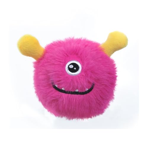 TwoEar Squeaky Ball Dog Toys for Small Dogs, Rose - color: Rose