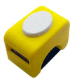 Hands-Free Dog Training Clicker Ring - Loud 95 dB Finger Clicker for Dogs, Puppies, Cats & Birds, Fits Any Finger, No Batteries (Yellow) - color: Yellow