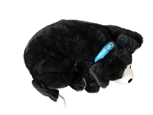 Plush Heartbeat Toy - Calming Anxiety Relief Toys for Puppies and Kittens - Heartbeat in a Soft Comforting Pet Plush for Dogs and Cats (Black and White) - color: Black and White