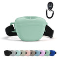 AUDWUD Magnetic Silicone Dog Treat Pouch with Adjustable Belt - color: Lake Blue, size: 1 Pack