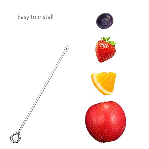 Bird Cage Food Holder Parrot Fruit Vegetable Skewer Bird Cage Feeder, 3Pack