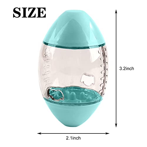 ALI2 Lizard Feeder Toys Bearded Dragon Enrichment Reptile Interactive Rugby Shape Toy for Bearded Dragon, Lizard, Gecko and Small Animals - color: Green