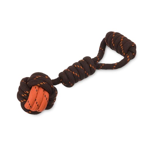 P.L.A.Y. Cute Outdoor Dog Toys - Scout & About Tug Ball Rope Toy, Great for Puppies & Small, Medium, Large Dogs - Machine Washable, Ultra-Durable, Good for Agility Training, Tugging, Fetch (Large)