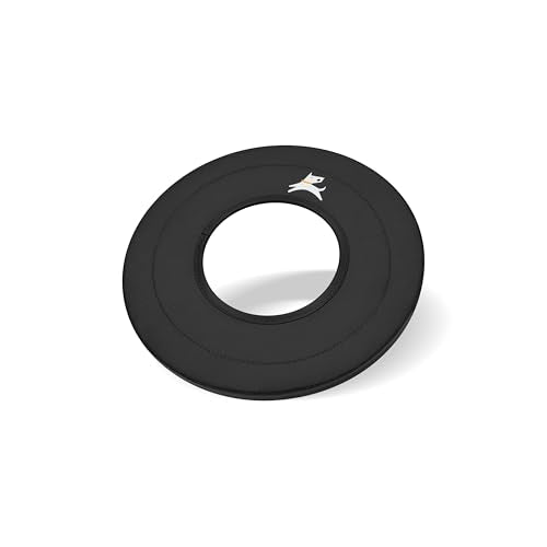 OllyDog Mini Super Flyer, Dog Flying Disc – Floating Fetch Toy, Soft on Teeth, Eco-Friendly Recycled Material, Lightweight, for Small & Medium Dogs (Raven, 9") - color: Raven