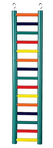 Prevue Pet Products 15-Rung Wood Bird Ladder Accessories - size: 15 rungs