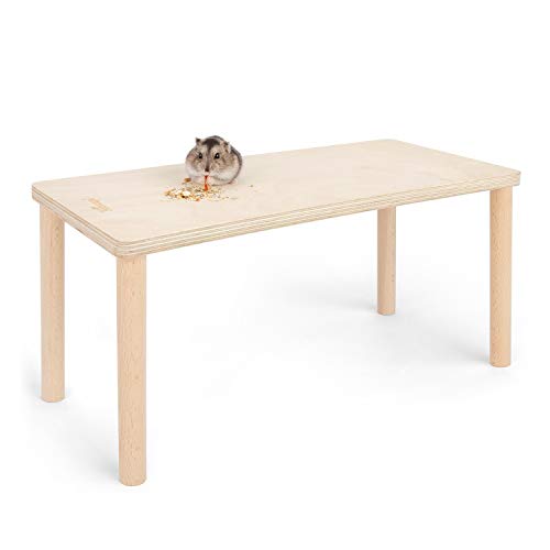 Niteangel Hamster Play Wooden Platform: Rectangle - 15.7" L x 7.1" W - 7" H - size: Rectangle - 7" height