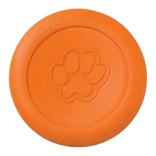 WEST PAW Zisc High-Flying Disc Dog Toy - Small – Tangerine - color: Tangerine, size: Small