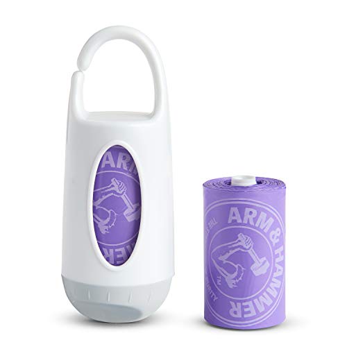 Munchkin Arm & Hammer Diaper Bag Dispenser, 24 Disposal Bags - size: 1 Count (Pack of 1), style: Dispenser + 24 Bags
