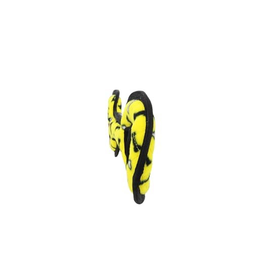 TUFFY® : 2 Pack TugOWar Dog Toy: Ultra Durable Plush Toy with Multiple Layers & Reinforced Seams, Washable and Floats, Original Construction - color: 2PK Yellow Bones TugOWar