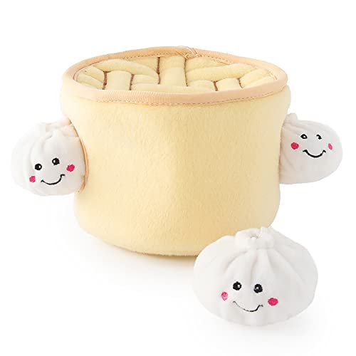 ZippyPaws Burrow Interactive Dog & Puppy Toys for Boredom - Soup Dumplings - style: Soup Dumplings