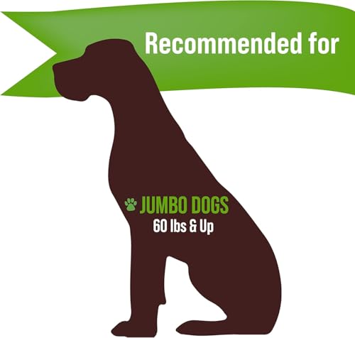 Buck Bone Organics Dog Chews, Elk Antlers for Dogs, Long Lasting Dog Bones for Aggressive Chewers, All Natural, No Preservatives, Wild Shed in the USA (Jumbo) - size: Jumbo, style: 1 Pack