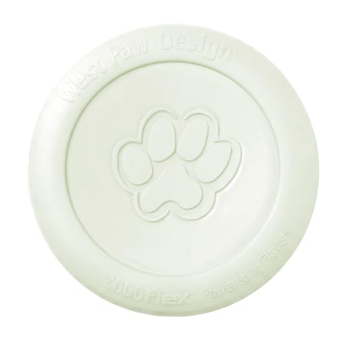 WEST PAW Zisc High-Flying Disc Dog Toy - Small - Glow - color: Glow, size: Small