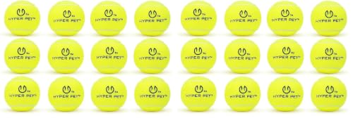 Hyper Pet Tennis Balls for Dogs, 24 Pack 2.5 Inch with Mesh Bag, Durable - color: Green, size: Regular 2.5" - 24 Pack