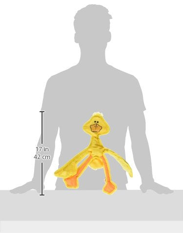 Multipet Skele Duck Dog Rope Toy - Nylon Tug of War - Squeaky Toy for All Dogs - for Playing Toss & Fetch - Cute Dog Pet Toy (15", Yellow) (Pack of 2) - size: 15" (Pack of 2), style: Duck