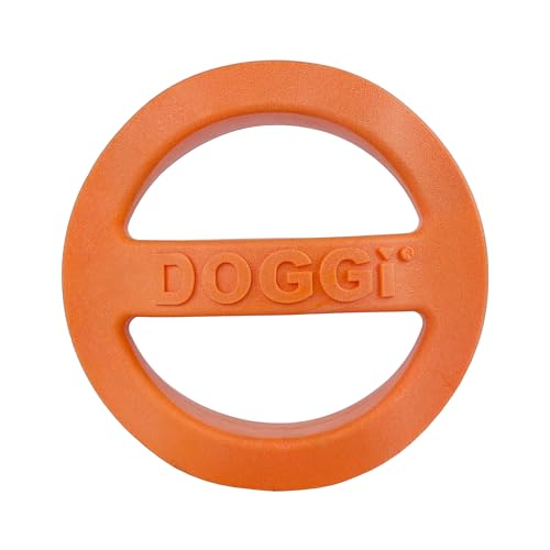 Van Ness Pets Doggi Catch and Carry Flying Disc Floating Dog Toy, Small, Orange - size: Small