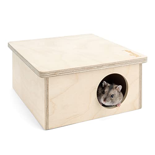 Niteangel Birch Chamber-Maze Hamster Hideout: 1 Entrance 2 Rooms Habitat