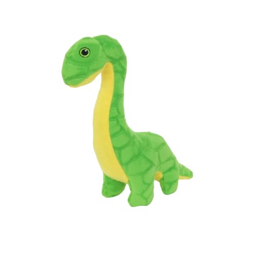 TUFFY® 5 Pack Jr Duck, Hippo, Fox, Brachiosaurus & Gear Ring Dog Toys - color: 5PK Multi-color Duck Fox Gear Hippo Brach